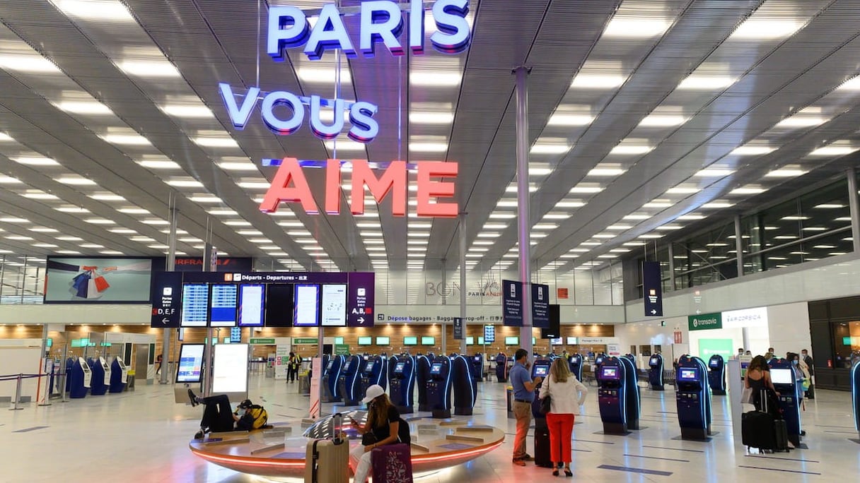 L'un des halls de l'aéroport d'Orly, près de Paris.