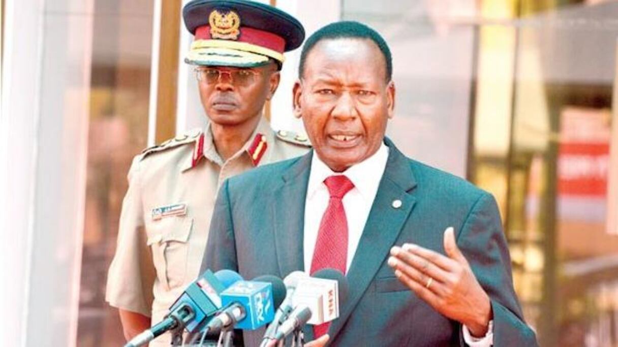Joseph Nkaissery, ministre kényan de l'Intérieur.