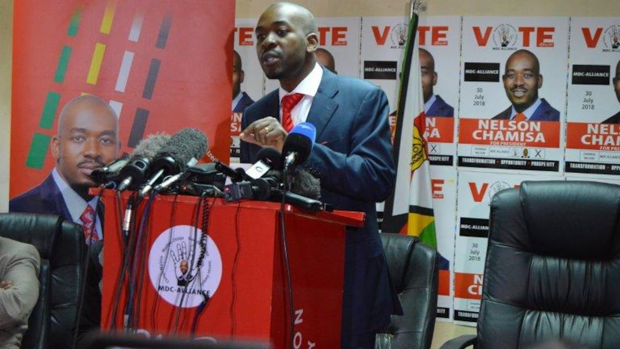 Nelson Chamisa, le principal leader de l’opposition zimbabwéenne.