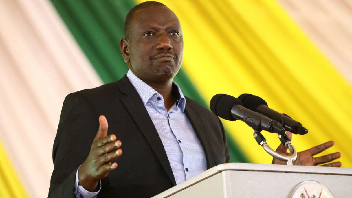 William Ruto, le président élu du Kenya.