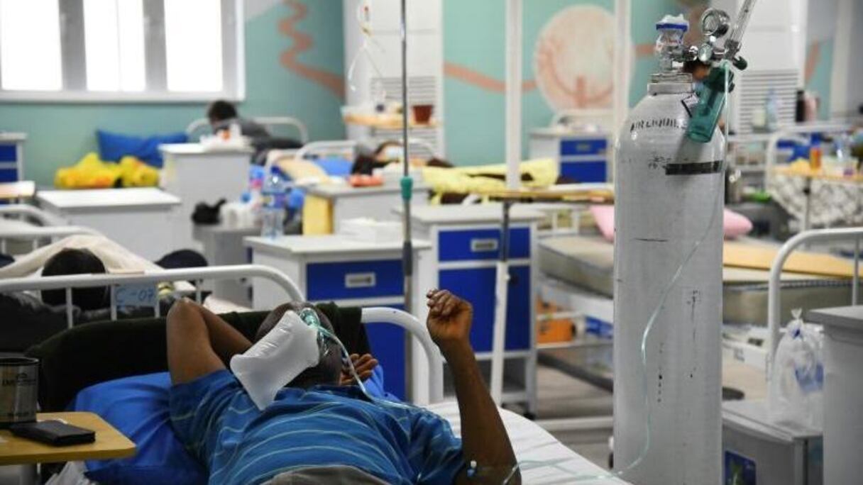 Centre Covid-19 de Lagos, Nigeria.