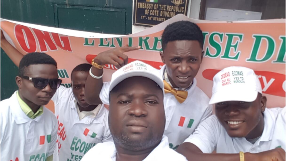 Les membres de l'ONG au Liberia lors du sommet de la CEDEAO à Monrovia en juin dernier.