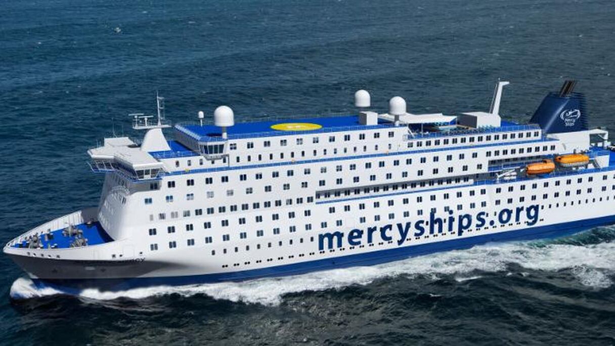Le navire hôpital chinois Mecy Ship.
