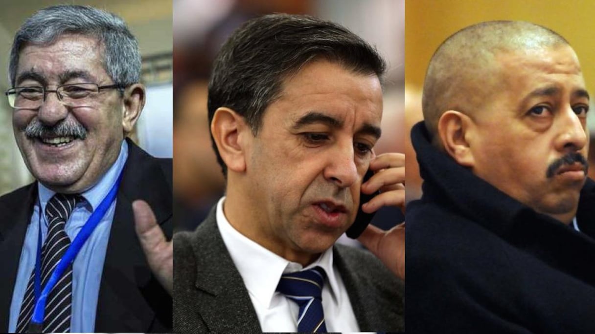 Ahmed Ouyahia, Ali Haddad et Mahieddine Tahkout.