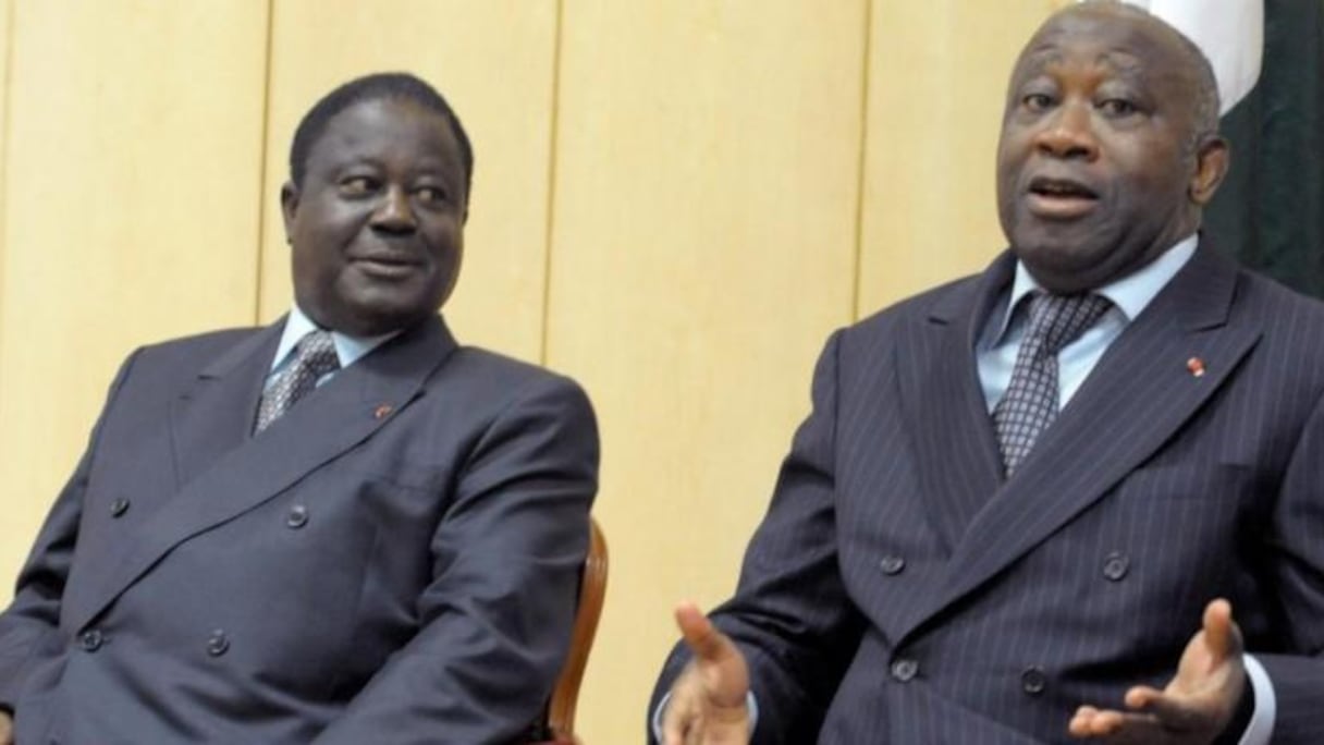 Konan Bédié et Laurent Gbagbo.