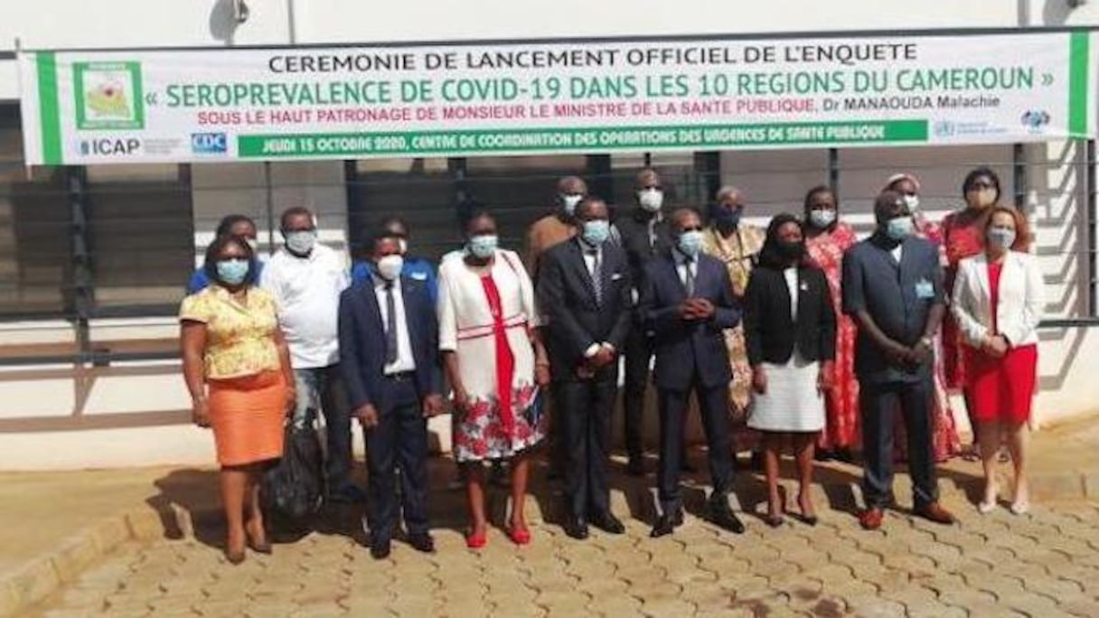 Cérémonie officielle de lancement de l'enquête sur la séroprévalence Covid-19 au Cameroun.