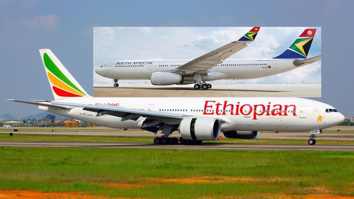 Ethiopian Airlines pour sauver South Africain Airways de la faillite.