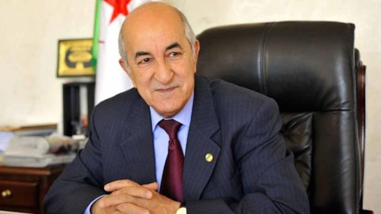 Le président algérien Abdelmadjid Tebboune.
