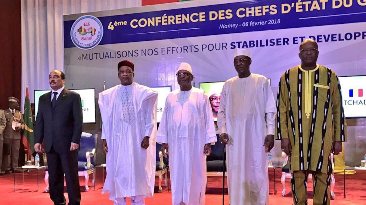 Les chefs d'Etat du G5 Sahel à la 4ème Conférence des Chefs d'État du G-5 Sahel le 6 février dernier à Niamey.