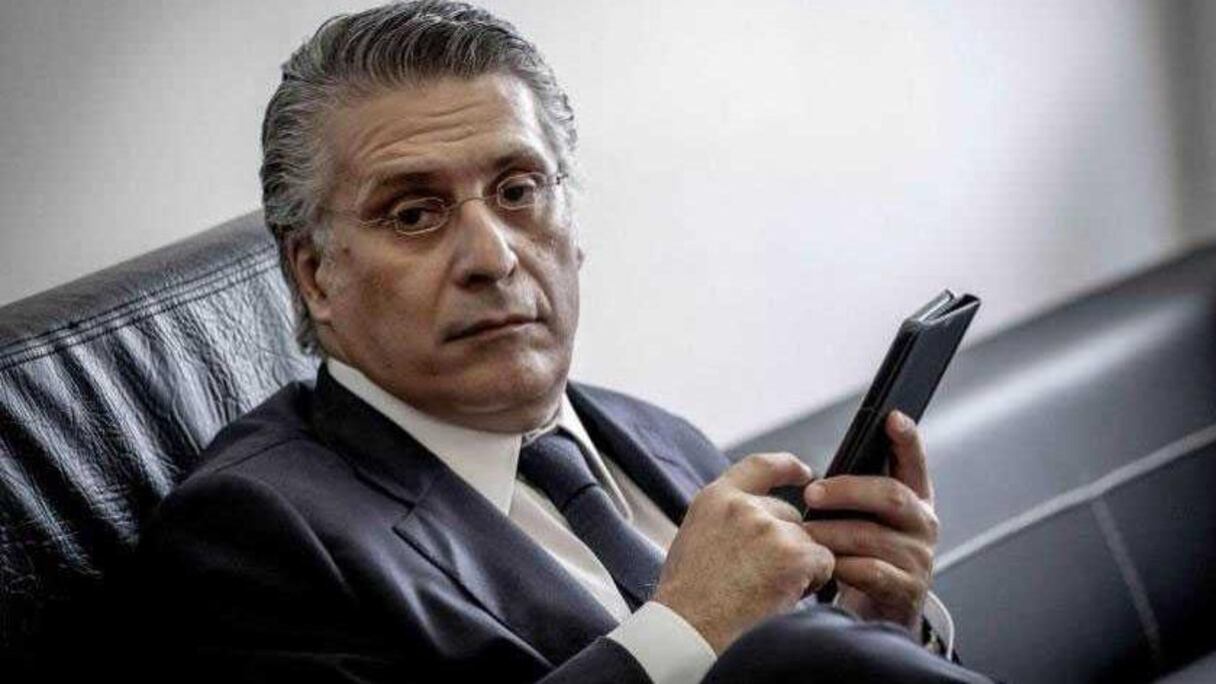 Nabil Karoui, candidat malheureux à la dernière élection présidentielle tunisienne.