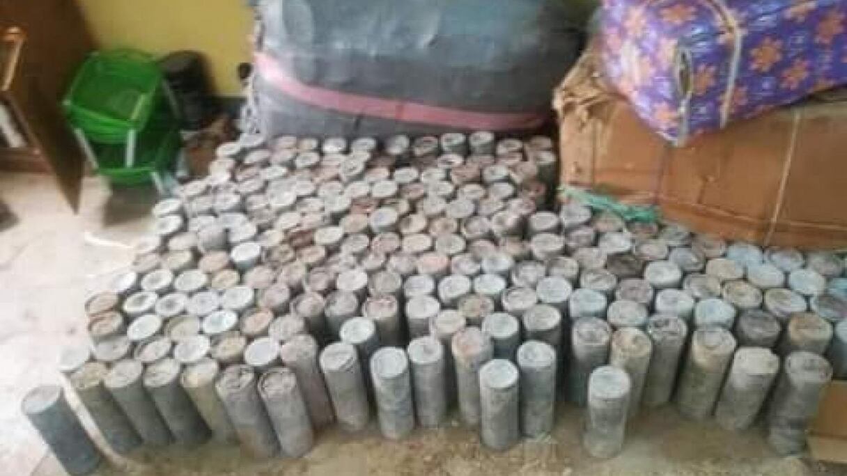 Saisie record d'engins explosifs improvisés.