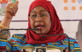 Samia Suluhu Hassan, nouvelle présidente de la Tanzanie.