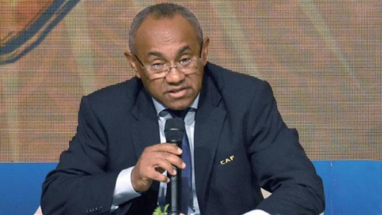 Ahmad Ahmad, président de la Confédération africaine de football (CAF).