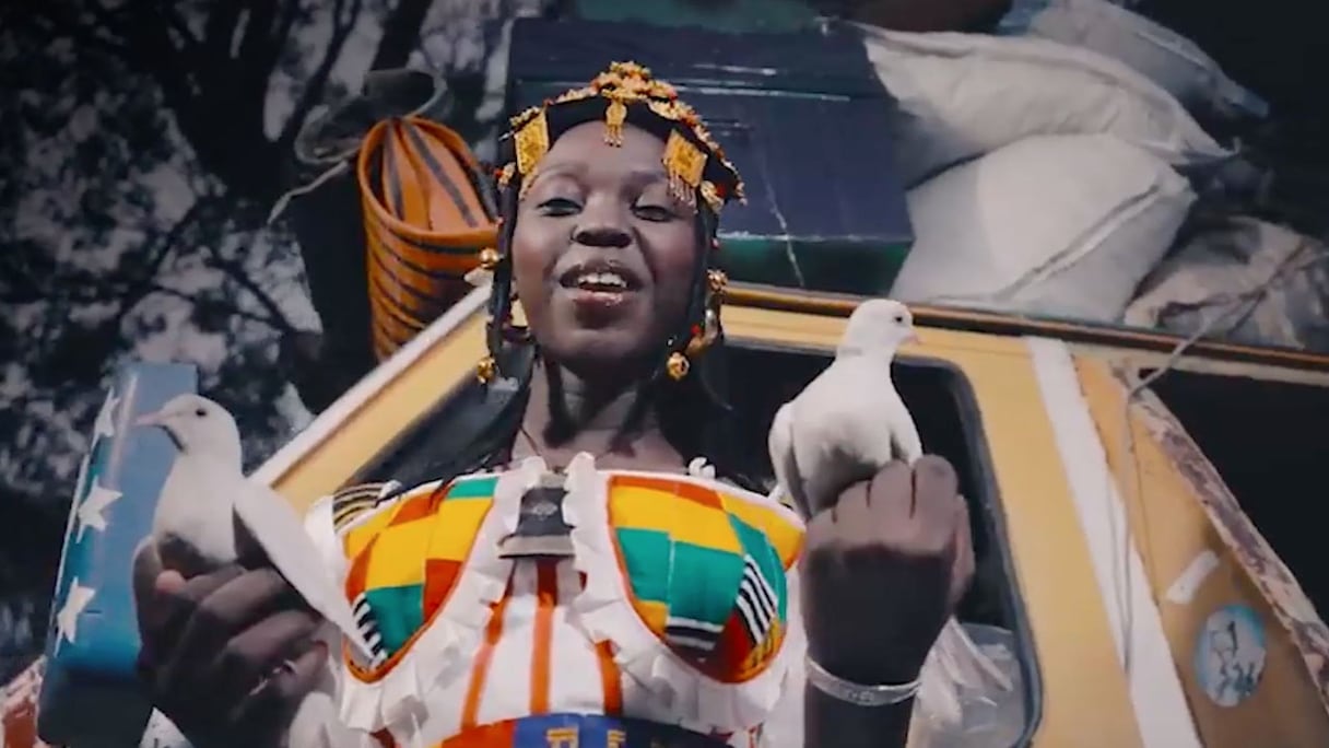 La musicienne malienne Hawa Diallo.