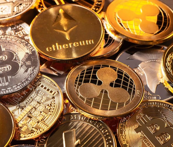 Cryptomonnaies. (Photo d'illustration)