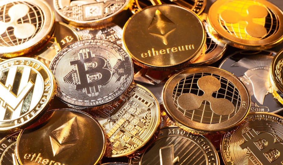 Cryptomonnaies. (Photo d'illustration)