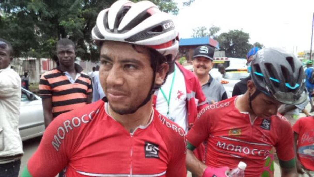 L'équipe marocaine au Tour cycliste internationale de Côte d’Ivoire.