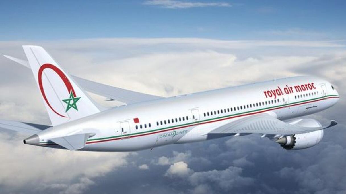Un avion de la compagnie nationale, Royal Air Maroc.