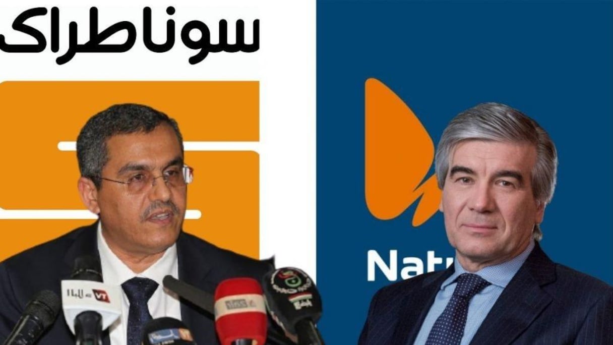 Le président de Sonatrach, Toufik Hakkar et le président de Naturgy, Francisco Reynés.