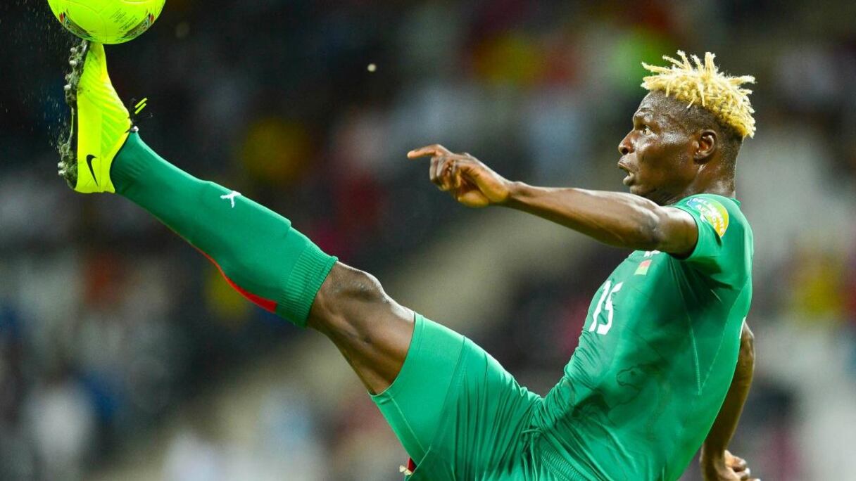 Aristide Bancé a fait parler sa puissance face aux Aigles du Carthage (Tunisie).