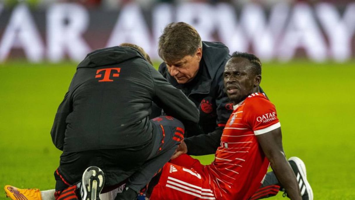 La star sénégalaise Sadio Mané sorti
sur blessure lors du match Bayern Munich-Werder Brême.