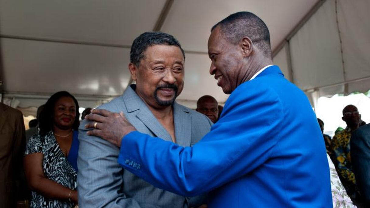 René Ndemezo’o Obiang de Démocratie nouvelle et Jean Ping, candidat malheureux à la dernière présidentielle gabonaise.
