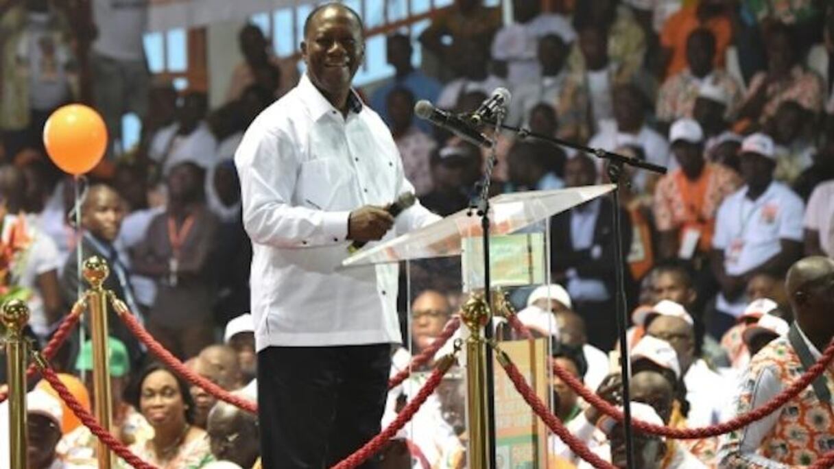 Alassane Ouattara, président de la Côte d'Ivoire.