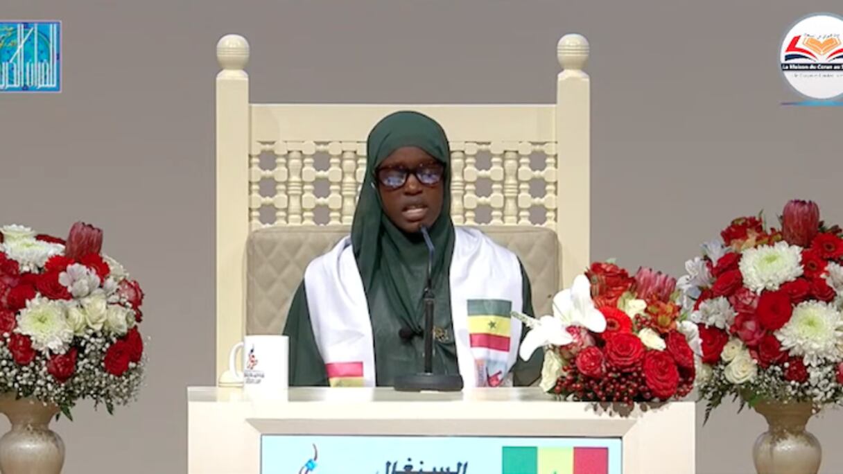 Sokhna Ndatté Cissé vainqueure de la 6e édition du Concours international de récital de Coran de Dubaï.