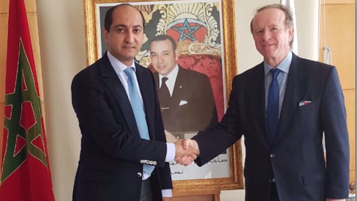 Mohamed Methqal, Ambassadeur directeur général de l'AMCI, et Luis Tejada Chacon, directeur général de AECID (Espagne).