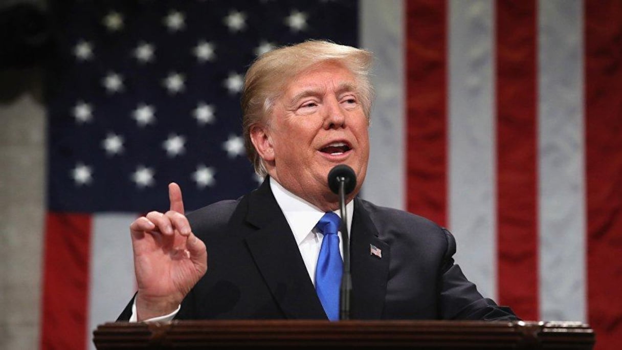 Donald Trump, président des Etats-Unis.