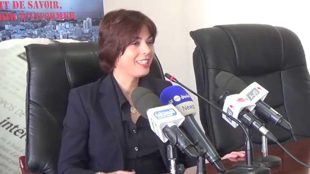 Houda Feraoun, ministre algérienne des Télécommunications.
