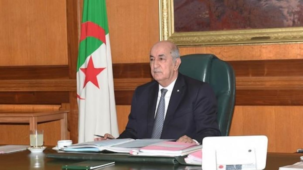 Le président algérien Abdelmadjid Tebboune.