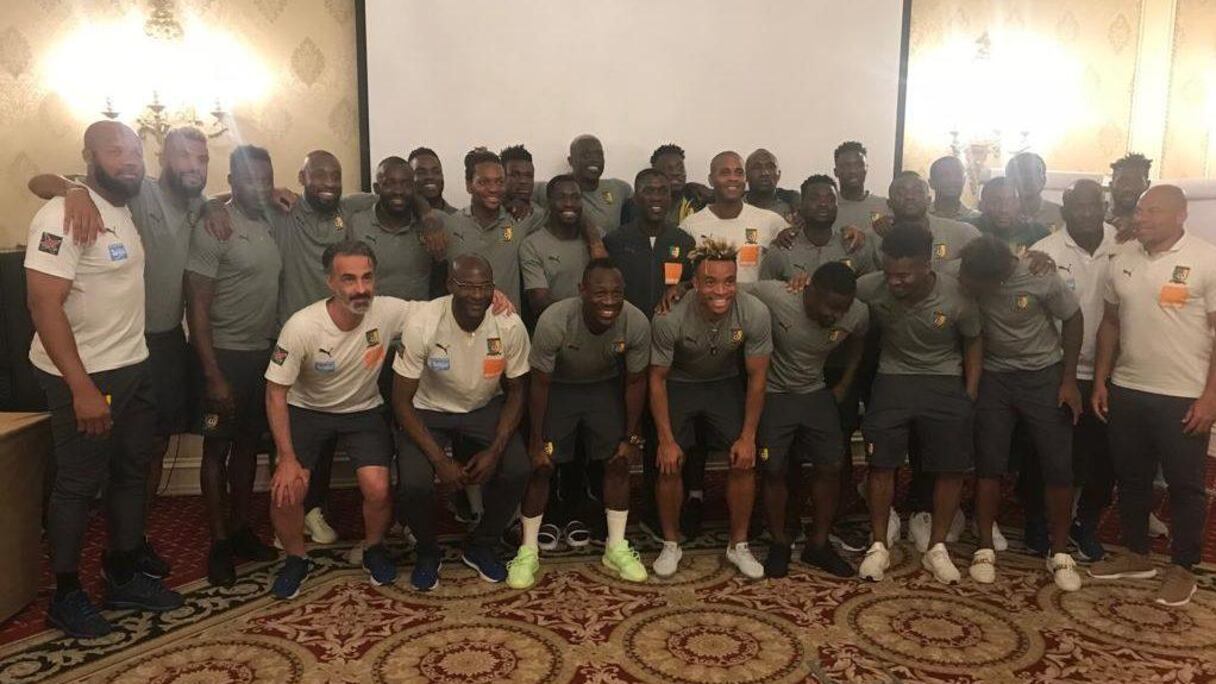 La photo des 23 joueurs devant aller en Egypte.