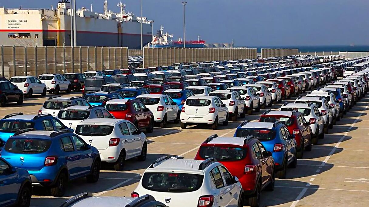 Le terminal Renault à Ksar Sghir, près de Tanger, ville côtière du nord-est du Maroc.