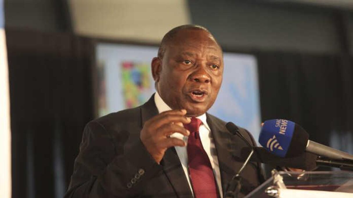 Cyril Ramaphosa, Président de l'ANC et Vice-président de l'Afrique du Sud.