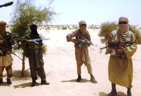 Tindouf est devenue un vivier de candidats au jihad. Ici, des jihadistes armés d'Aqmi d'Abdelmalek Droukdel qui a fusionné avec les "Al Mourabitoune" de Mokhtar Belmokhtar.