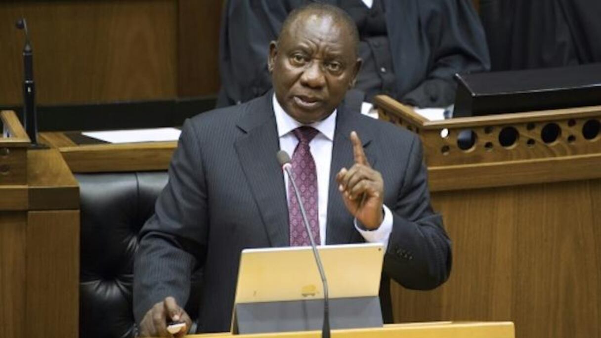 Cyril Ramaphosa, président de l'Afrique du Sud.