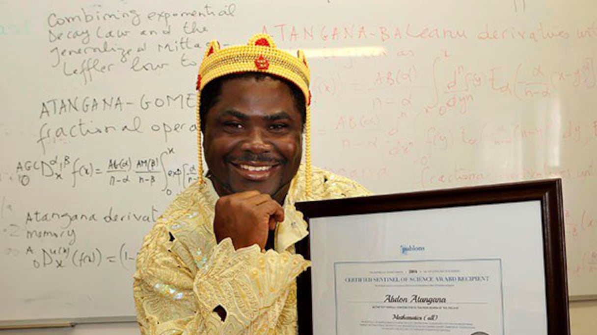 Le mathématicien camerounais, Atangana Abdon.