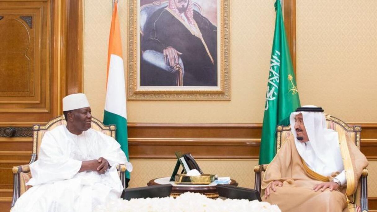 Salmane Ben Abdelaziz Al Saoud, Roi d'Arabie Saoudite, Alassane Ouattara, Président de la République de Côte d'Ivoire.