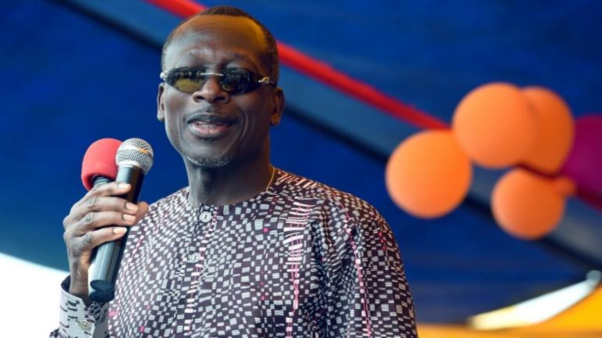 L'homme d'affaires béninois Patrice Talon candidat à la présidence du Bénin, lors d'une réunion électorale le 18 mars 2016 près de Cotonou
© AFP PIUS UTOMI EKPEI
