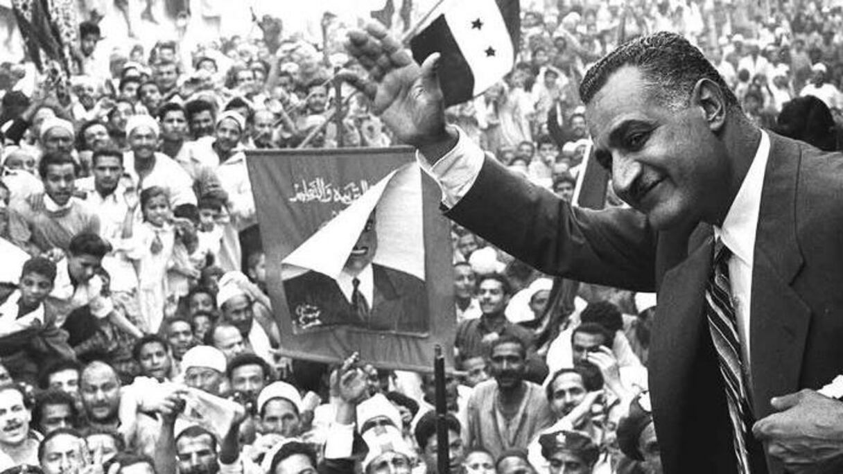 Gamal Abdel Nasser, l'ancien raïs égyptien.