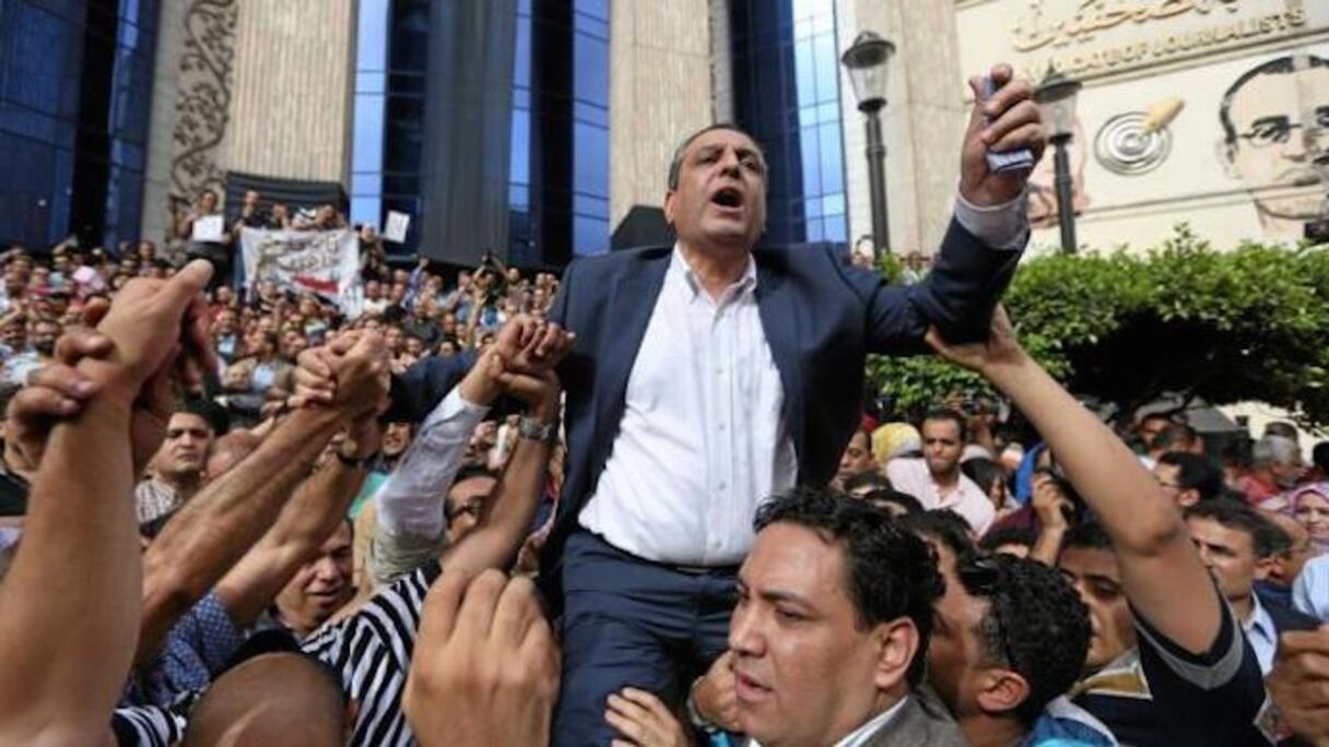 Yehya Kallache, ex-président du syndicat de la presse égyptienne.