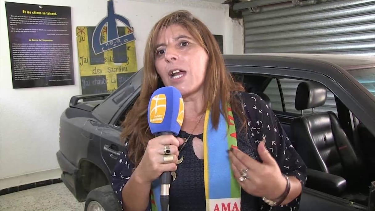 Kamira NaÏt Sid, présidente du Congrès mondial amazigh.