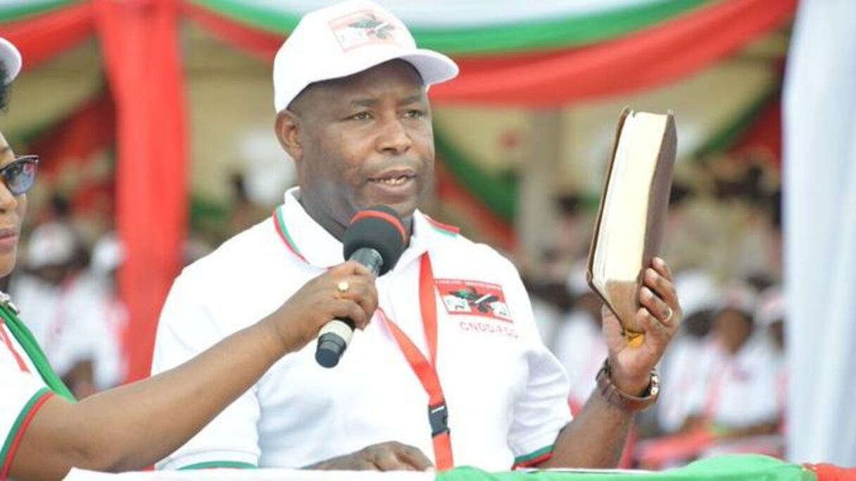 Evariste Ndayishimiye, élu nouveau président du Burundi.