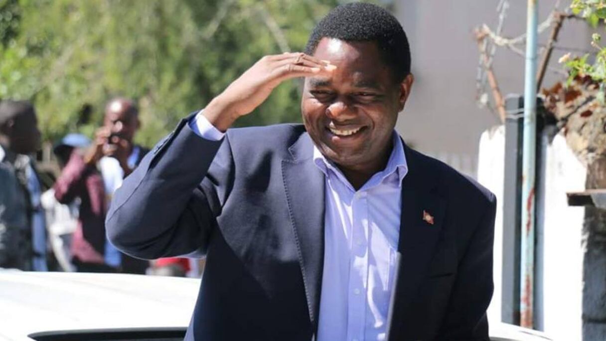 Hakainde Hichilema, le nouveau président élu de la Zambie.