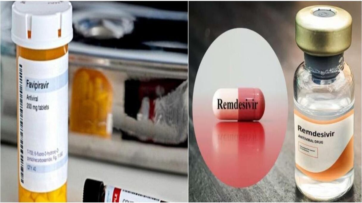 Remdesivir et Favipiravir, deux médicaments utilisés dans les essais pour le traitement du Covid-19.