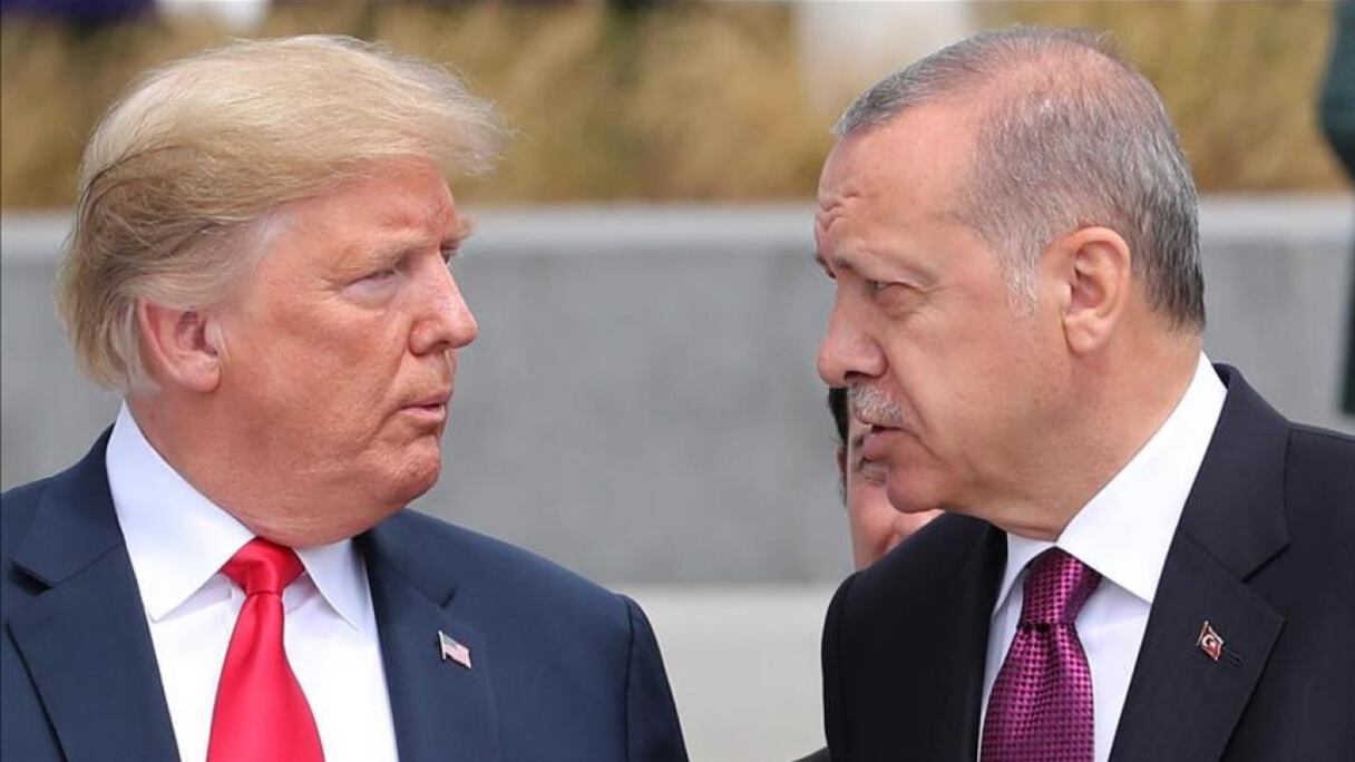 Donald Trump et Recep Tayyip Erdogan.