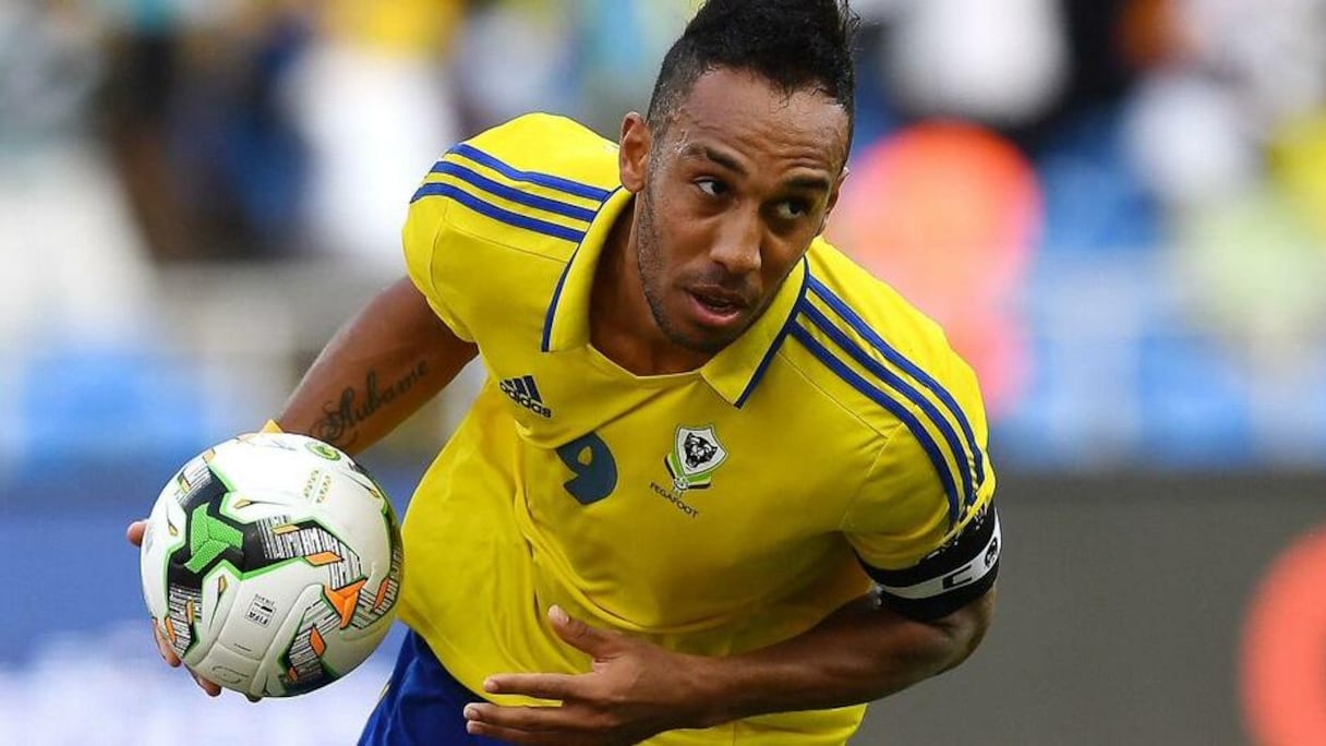 Le capitaine du Gabon Pierre-Emerick Aubameyang.