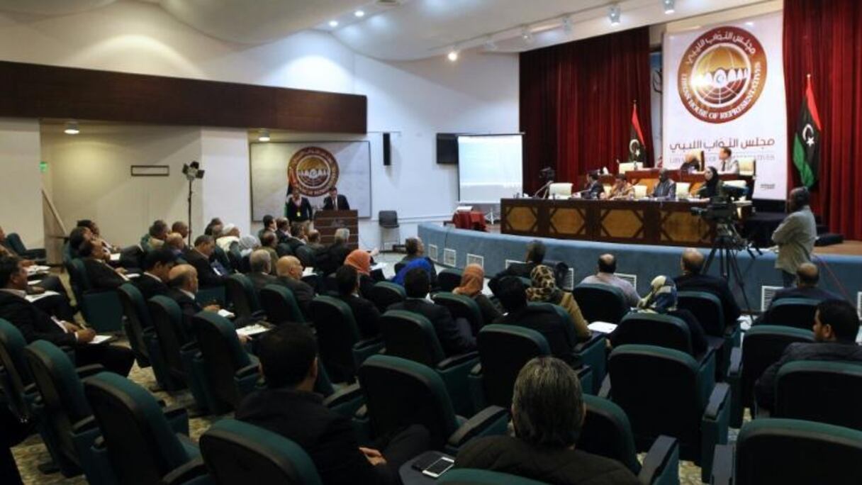 Parlement libyen.