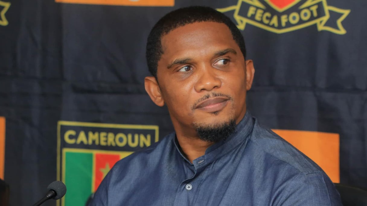 Le président de la Fédération camerounaise de foot, Samuel Eto'o